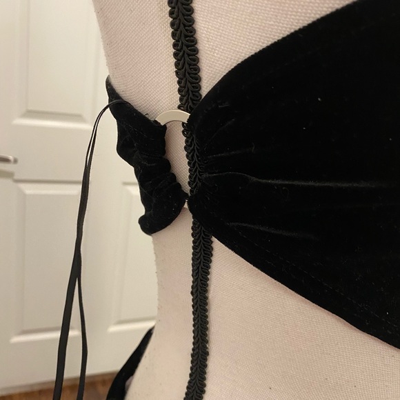 Jumpsuit with high splits up the legs beautiful size L - Picture 4 of 5